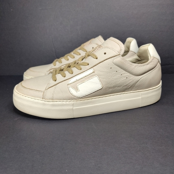 G-STAR RAW Women's Loam Ii Nub W Sneaker Neutral Beige Off White Shoes Size 10 - Picture 1 of 10